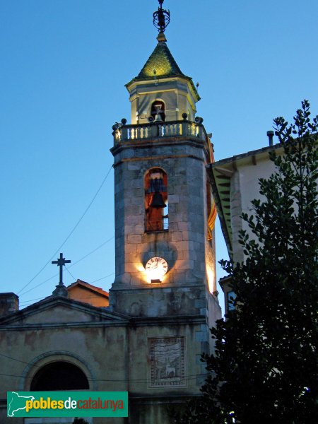 Sant Hilari Sacalm - Església parroquial, campanar