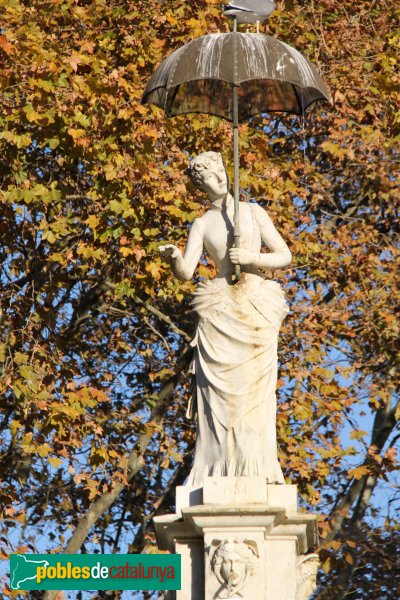 Barcelona - Parc de la Ciutadella - Dama del Paraigua