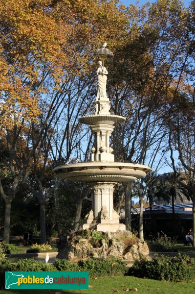 Barcelona - Parc de la Ciutadella - Dama del Paraigua