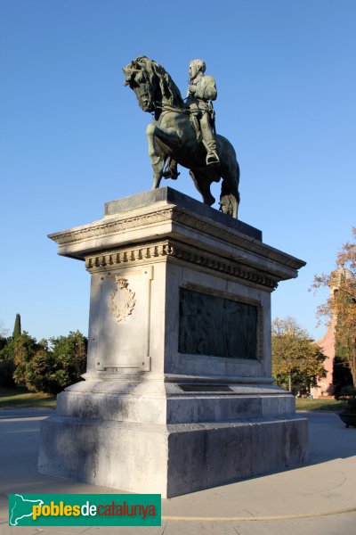 Barcelona - Parc de la Ciutadella - Monument a Prim