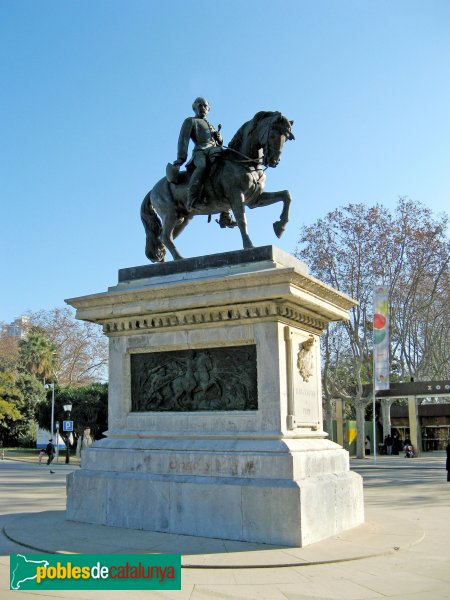 Barcelona - Parc de la Ciutadella - Monument a Prim