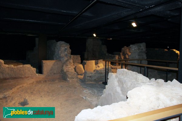 Barcelona - Domus romana i sitges del carrer de la Fruita