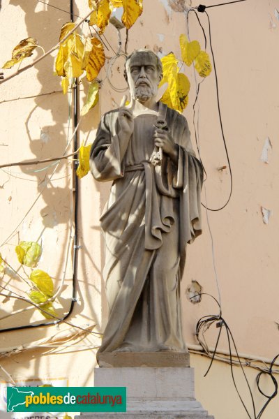 Torrelles de Foix - Estàtua dedicada a Pere Farré Vallès