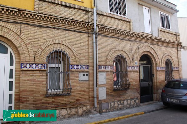 Santa Margarida i els Monjos - Cases del carrer de la Plata