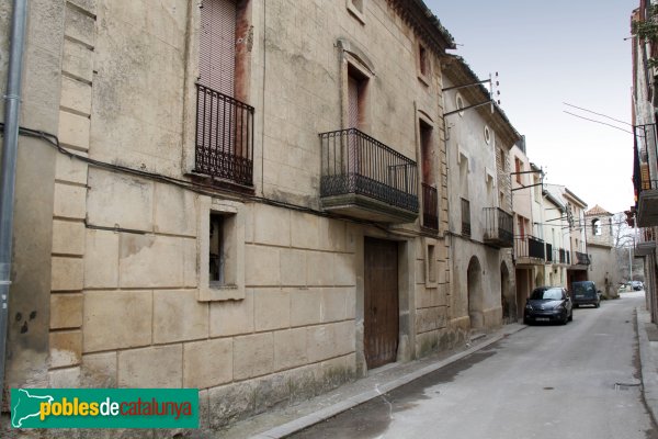 Ribera d'Ondara - Carrer dels Hostalets, amb la capella al fons