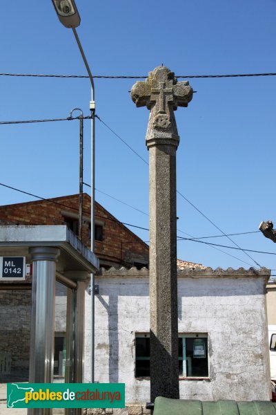 Montoliu - Creu de terme de la Guàrdia Lada