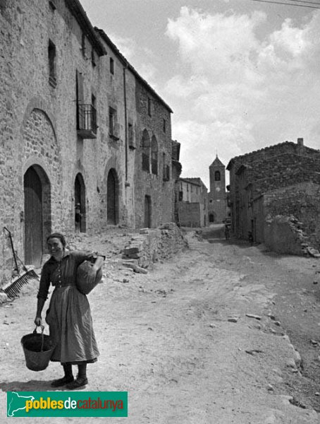 Montoliu - Nucli de l'Ametlla (Foto: Francesc Blasi -Fons del C.E.C.-, c.1920-25) Montoliu - Nucli de l'Ametlla