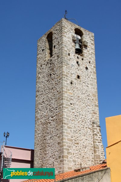 Cantallops - Campanar, antiga torre del castell