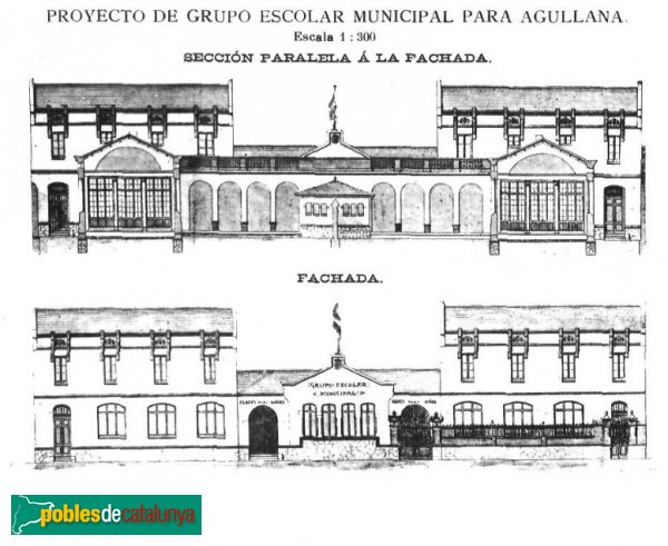 Agullana - Escoles  Lluís M. Vidal, projecte original