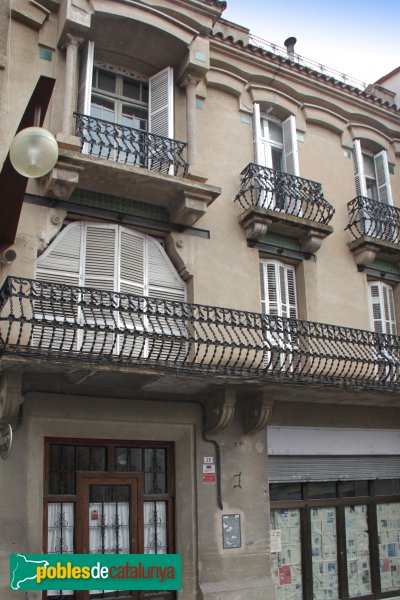 La Jonquera - Carrer Major, can Dauner (Foto: Albert Esteves, 2014) La Jonquera - Carrer Major, can Dauner