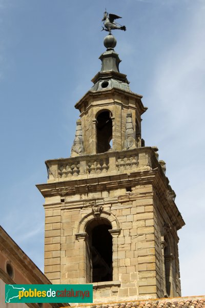 Cervera - Universitat, campanar de la façana interior