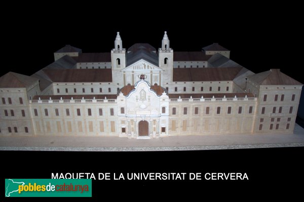 Cervera - Universitat, maqueta (Foto: Albert Esteves, 2014) Cervera - Universitat, maqueta