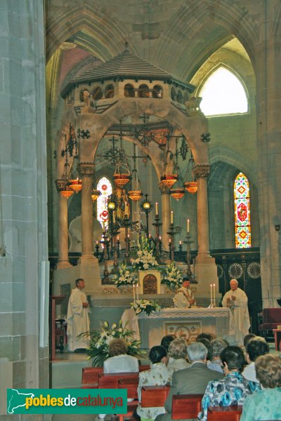 Cervera - Església de Santa Maria, altar major