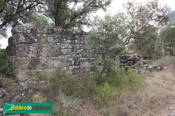 Cervera - Restes del poble de Tudela