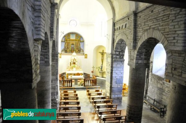 Vilac - Església de Sant Feliu, interior (Foto: Joan Sánchez Sabé, 2014) Vilac - Església de Sant Feliu, interior
