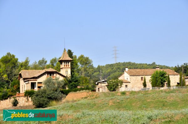 Torre i Masia de Can Clapers Jussà (Foto: Joan Sánchez Sabé, 2014) Torre i Masia de Can Clapers Jussà