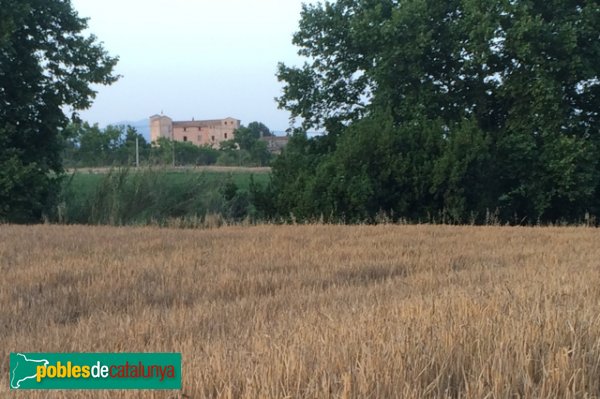 Castell de Sentmenat i camp de cereals