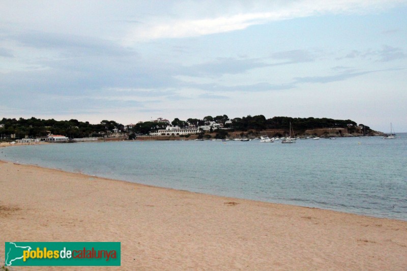 S'Agaró, des de la platja de Sant Pol