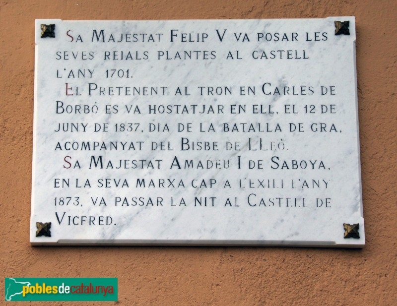 Sant Guim de la Plana - Castell de Vicfred