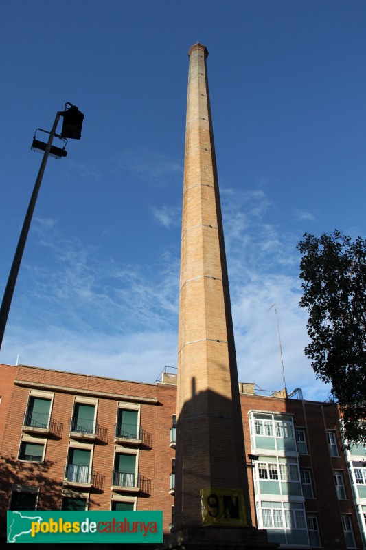 Barcelona - Vapor Vell de Sants, xemeneia