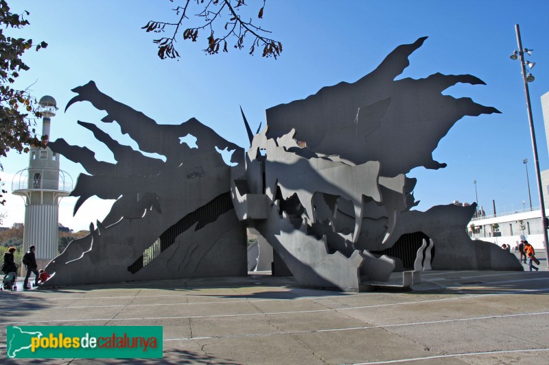 Barcelona - Parc de l'Espanya Industrial, el Drac