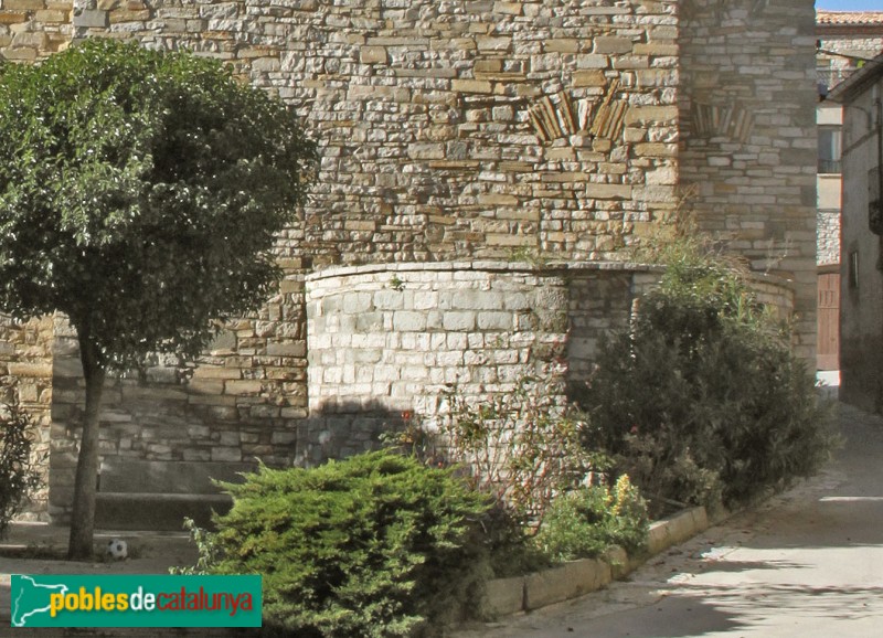 Sant Ramon - Sant Jaume de la Manresana, absis romànic (Foto: Albert Esteves, 2014) Sant Ramon - Sant Jaume de la Manresana, absis romànic