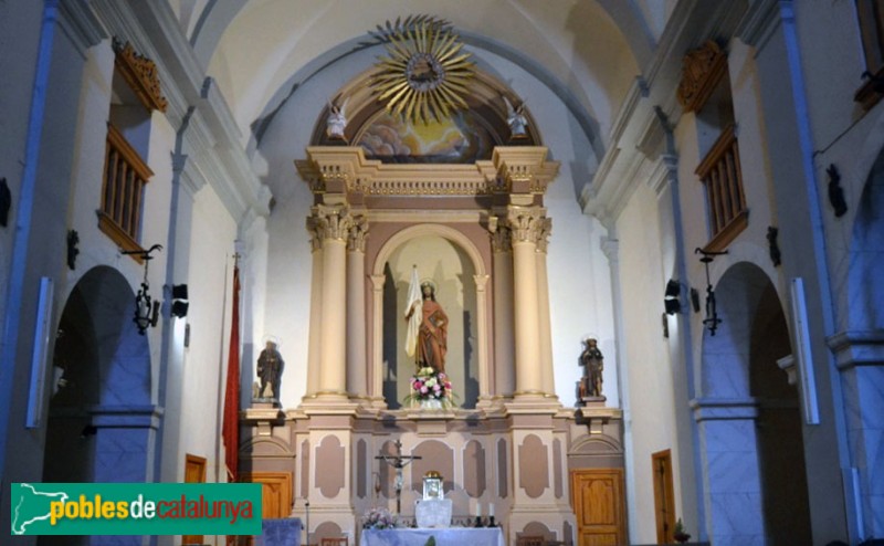 Sant Ramon - Sant Jaume de la Manresana, interior