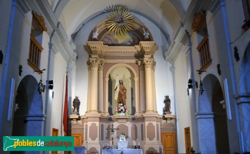 Sant Ramon - Sant Jaume de la Manresana, interior Sant Ramon - Sant Jaume de la Manresana, interior