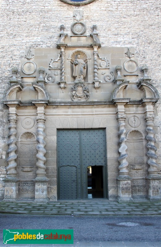 Sant Ramon - Santuari de Sant Ramon Nonat, porta de l'església