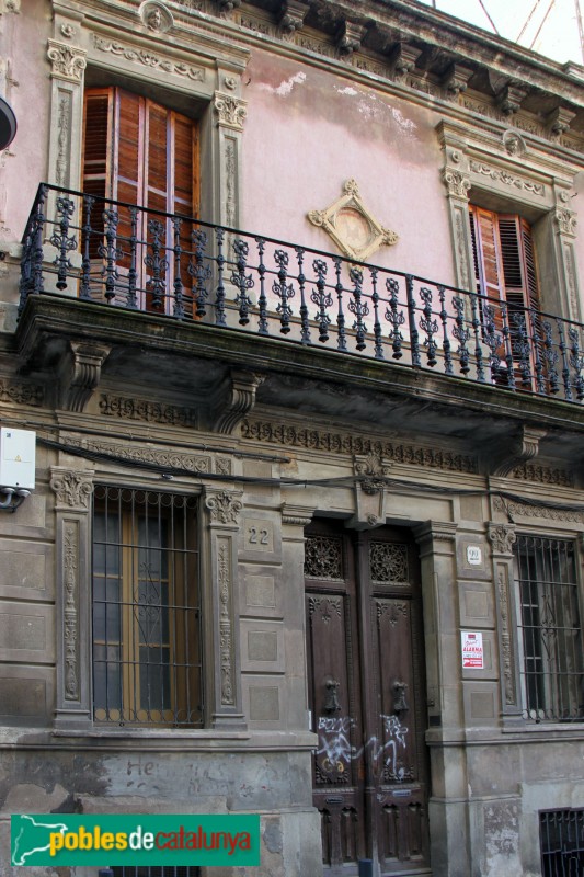 Barcelona - Carrer Fernández Duró, 22 (Foto: Albert Esteves, 2014) Barcelona - Carrer Fernández Duró, 22
