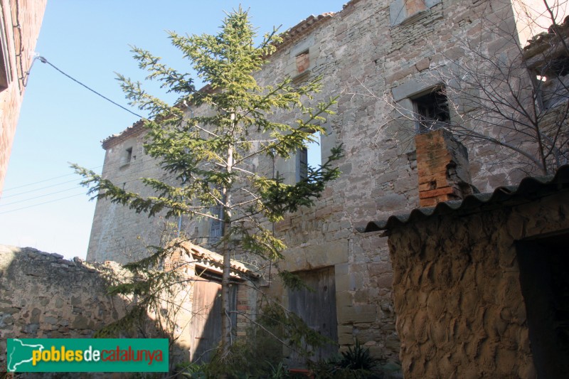 Plans de Sió - Hostafrancs, casa coneguda com el Castell (Foto: Albert Esteves, 2015) Plans de Sió - Hostafrancs, casa coneguda com el Castell