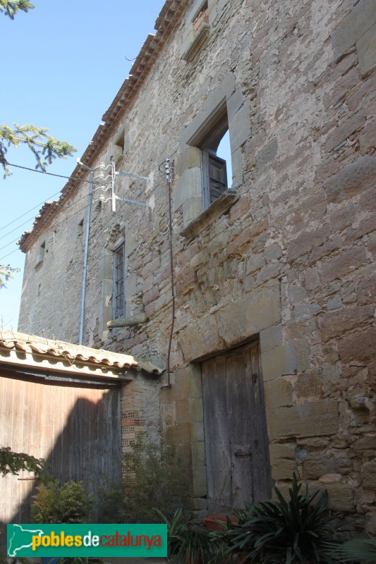 Plans de Sió - Hostafrancs, casa coneguda com el Castell (Foto: Albert Esteves, 2015) Plans de Sió - Hostafrancs, casa coneguda com el Castell