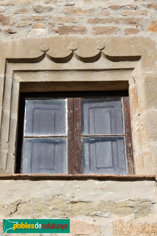 Plans de Sió - Casa de l'Aranyó, llinda (Foto: Albert Esteves, 2015) Plans de Sió - Casa de l'Aranyó, llinda