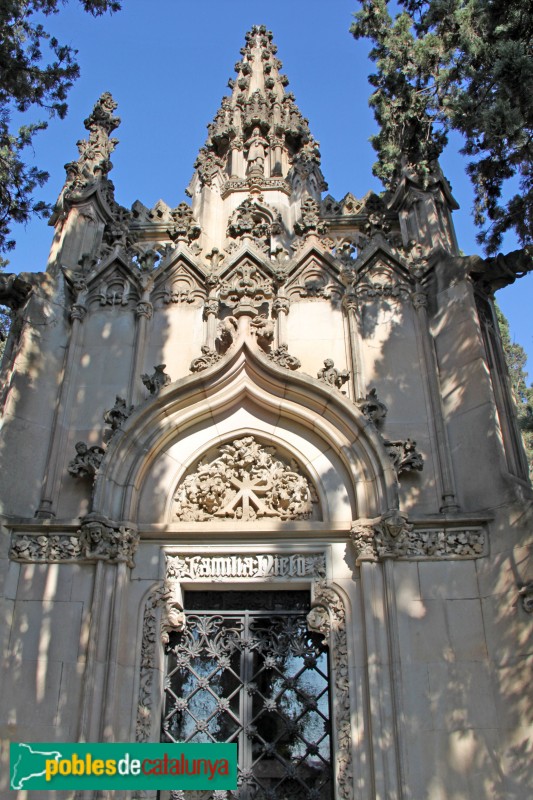 Cementiri de Montjuïc - Panteó Nieto (Foto: Albert Esteves, 2015) Cementiri de Montjuïc - Panteó Nieto