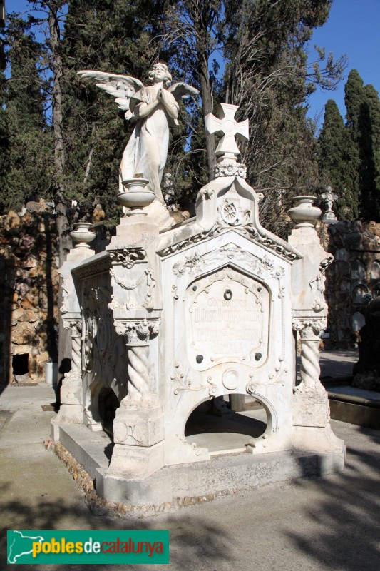 Cementiri de Montjuïc - Sepultura Josep Borràs - Francesca Figueras