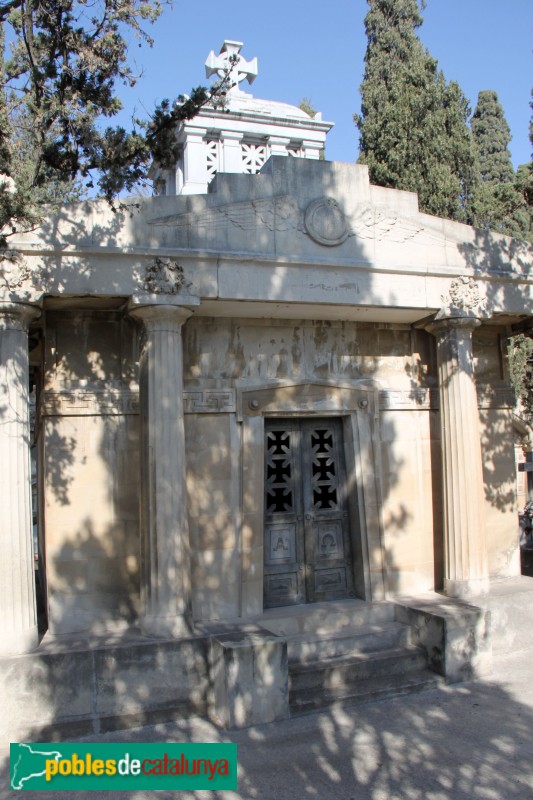 Cementiri de Montjuïc - Panteó família Portabella (Foto: Albert Esteves, 2015) Cementiri de Montjuïc - Panteó família Portabella