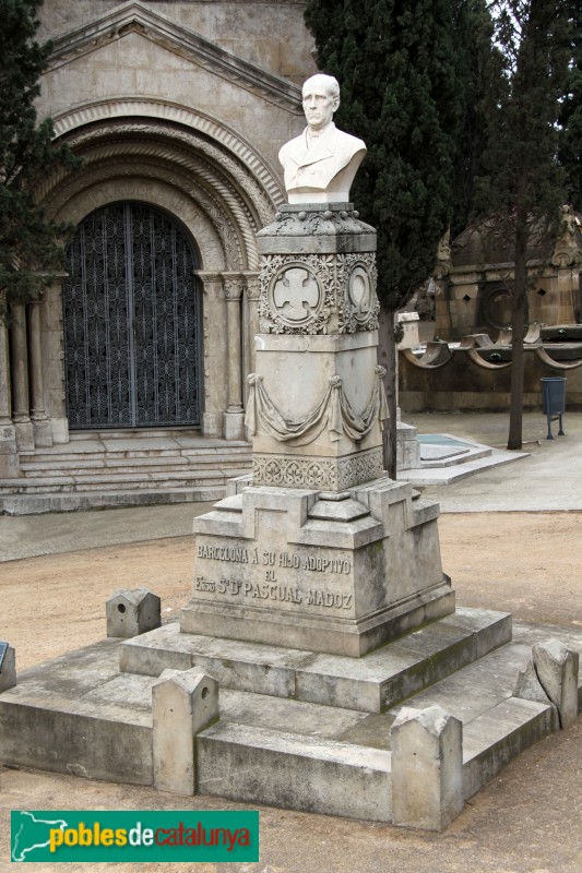 Cementiri de Montjuïc - Monument a Pacual Madoz