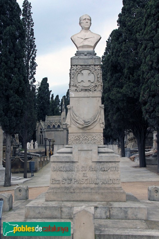 Cementiri de Montjuïc - Monument a Pacual Madoz