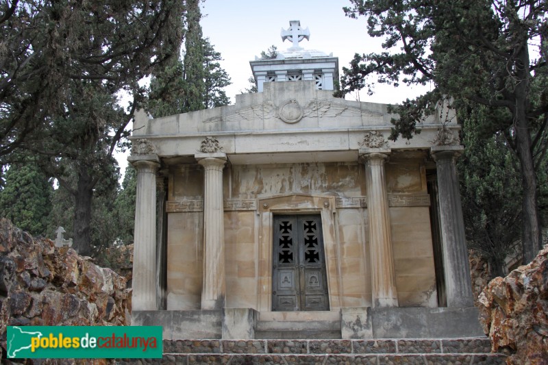Cementiri de Montjuïc - Panteó família Portabella (Foto: Albert Esteves, 2015) Cementiri de Montjuïc - Panteó família Portabella