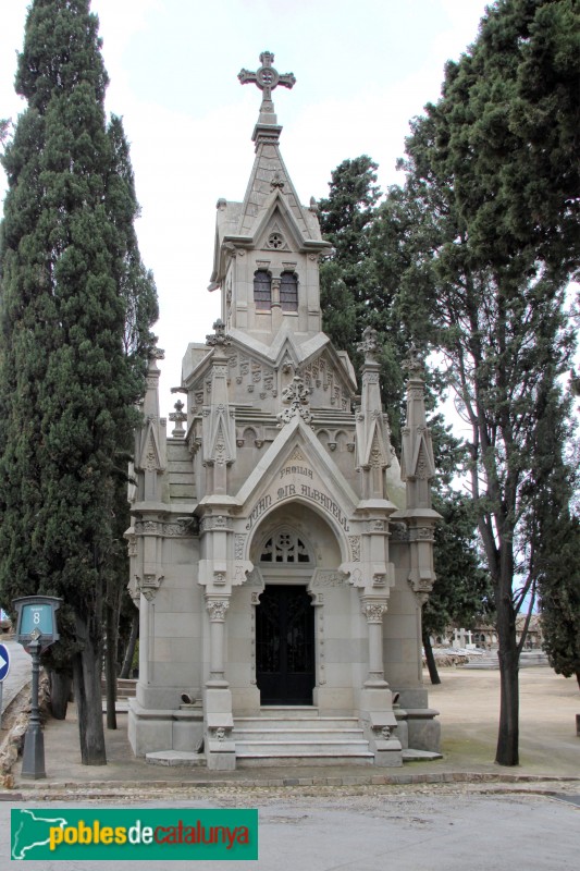 Cementiri de Montjuïc - Panteó Joan Mir Albanell (Foto: Albert Esteves, 2015) Cementiri de Montjuïc - Panteó Joan Mir Albanell