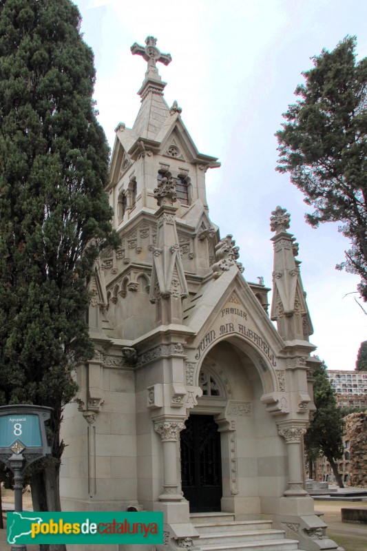 Cementiri de Montjuïc - Panteó Joan Mir Albanell (Foto: Albert Esteves, 2015) Cementiri de Montjuïc - Panteó Joan Mir Albanell