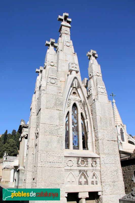 Cementiri de Montjuïc - Panteó Maria Robert (Foto: Albert Esteves, 2015) Cementiri de Montjuïc - Panteó Maria Robert
