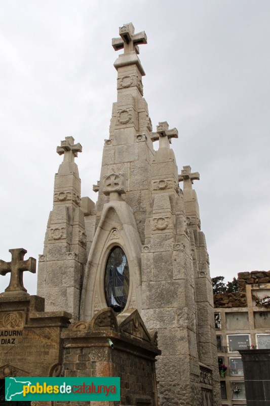 Cementiri de Montjuïc - Panteó Maria Robert (Foto: Albert Esteves, 2015) Cementiri de Montjuïc - Panteó Maria Robert