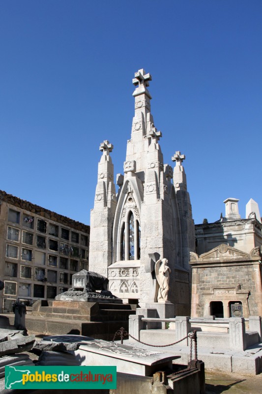 Cementiri de Montjuïc - Panteó Maria Robert (Foto: Albert Esteves, 2015) Cementiri de Montjuïc - Panteó Maria Robert