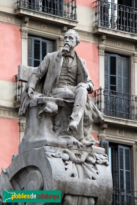 Barcelona - Monument a Pitarra