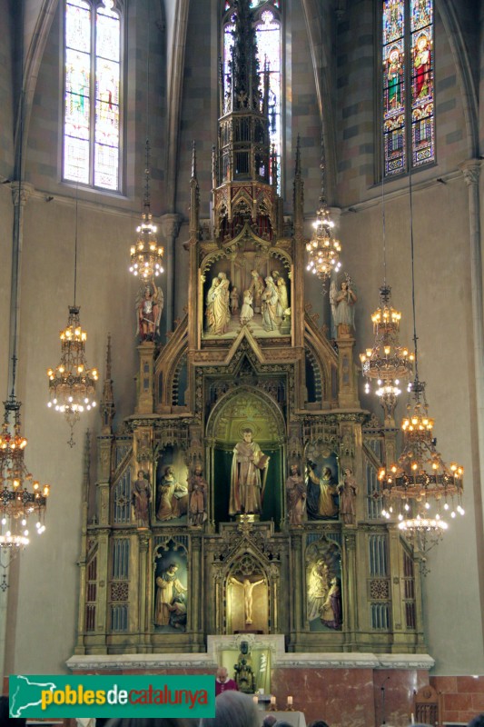 Barcelona - Església de Montsió. Altar Major