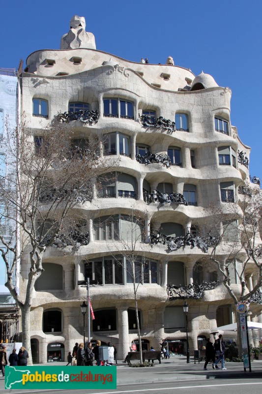 Barcelona - Casa Milà (La Pedrera) (Foto: Albert Esteves, 2015) Barcelona - Casa Milà (La Pedrera)