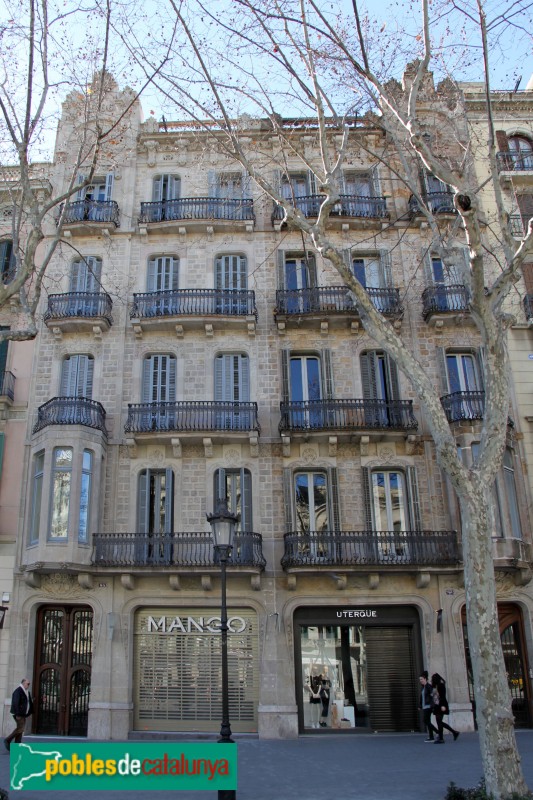 Barcelona - Passeig de Gràcia, 65 (Foto: Albert Esteves, 2015) Barcelona - Passeig de Gràcia, 65