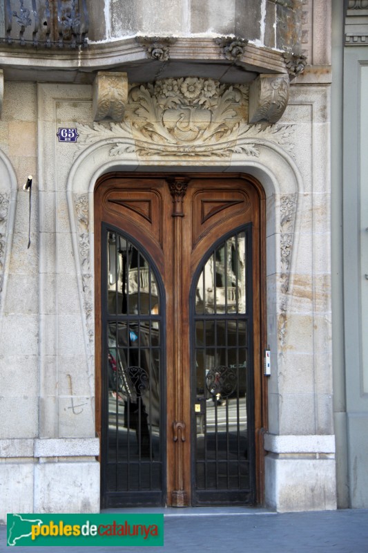 Barcelona - Passeig de Gràcia, 65 (Foto: Albert Esteves, 2015) Barcelona - Passeig de Gràcia, 65