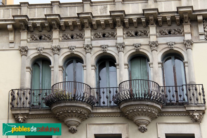 Barcelona - Casa Taberner (Boqueria, 7) (Foto: Albert Esteves, 2015) Barcelona - Casa Taberner (Boqueria, 7)